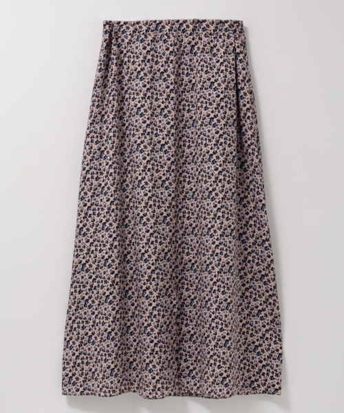 Mac-House（マックハウス）の「Idnes 小花柄ナロースカート（スカート・レディース・ベージュ系/ネイビー系・M）」の6枚目の写真