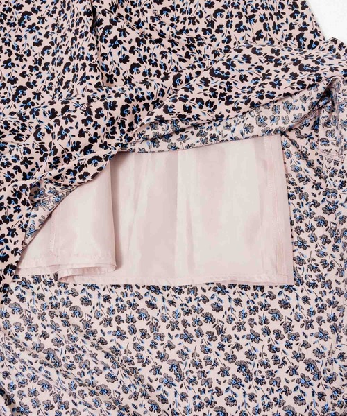 Mac-House（マックハウス）の「Idnes 小花柄ナロースカート（スカート・レディース・ベージュ系/ネイビー系・M）」の7枚目の写真