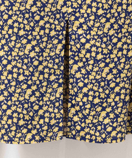 Mac-House（マックハウス）の「Idnes 小花柄ナロースカート（スカート・レディース・ベージュ系/ネイビー系・M）」の9枚目の写真