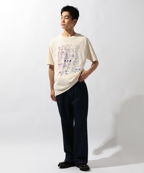 NEW BALANCE(ニューバランス)の「【New Balance(ニューバランス)】Athletics カルチャーミューラルTシャツ(Tシャツ/カットソー・メンズ・アイボリー・LARGE)」の2枚目の写真