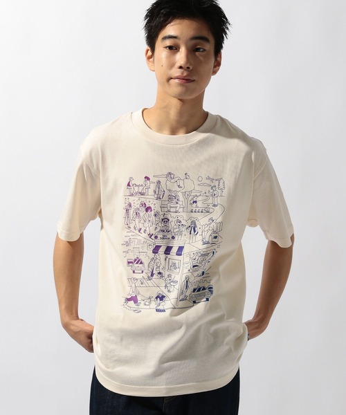 NEW BALANCE(ニューバランス)の「【New Balance(ニューバランス)】Athletics カルチャーミューラルTシャツ(Tシャツ/カットソー・メンズ・アイボリー・LARGE)」の4枚目の写真