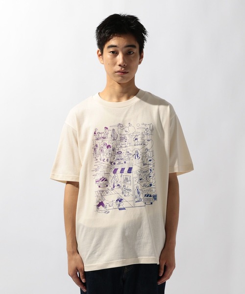 NEW BALANCE(ニューバランス)の「【New Balance(ニューバランス)】Athletics カルチャーミューラルTシャツ(Tシャツ/カットソー・メンズ・アイボリー・LARGE)」の5枚目の写真