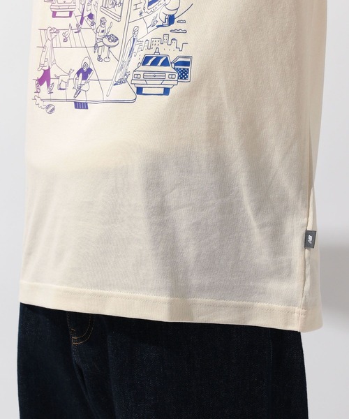 NEW BALANCE(ニューバランス)の「【New Balance(ニューバランス)】Athletics カルチャーミューラルTシャツ(Tシャツ/カットソー・メンズ・アイボリー・LARGE)」の10枚目の写真