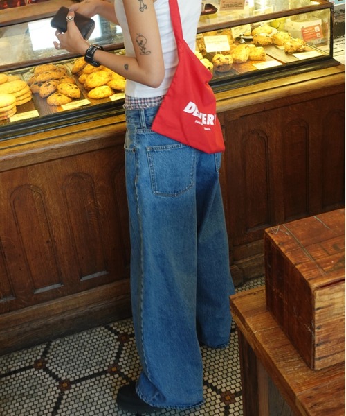 TEEN BOOP（ティーンブープ）の「2wayチェックレイヤードデニム（デニムパンツ・レディース・ブルー・SMALL/MEDIUM）」の17枚目の写真