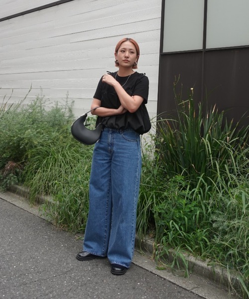 TEEN BOOP（ティーンブープ）の「2wayチェックレイヤードデニム（デニムパンツ・レディース・ブルー・SMALL/MEDIUM）」の13枚目の写真