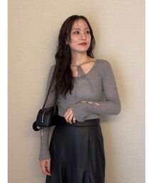 LAGUNAMOON | 2WAYシアーアルパカニットプルオーバー(ニット/セーター)