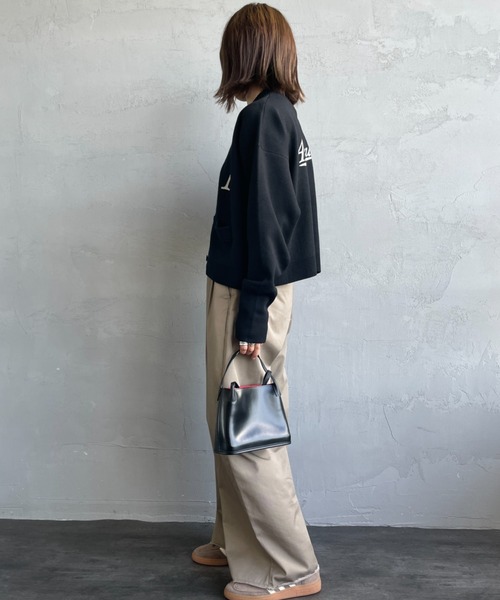 【AMERICANA/アメリカーナ】SKINNY LONG カーディガン 未使用 Americana スキニーロング カーディガン, Linen – Navyblue