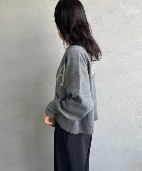 セール】[Americana/アメリカーナ] 別注 バックロゴ ショート丈 V