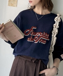 ニット/セーター（ブルー・ネイビー/青色系・ブランドロゴ