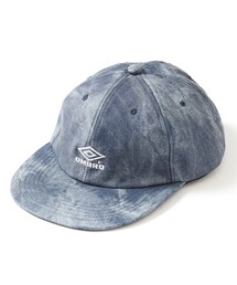 UMBRO（アンブロ）の「UMBRO/アンブロ SP LEATHERETTE Print Flat Visor 6Panel Cap/別注 レザレット プリント フラットバイザー 6パネルキャップ（キャップ）」