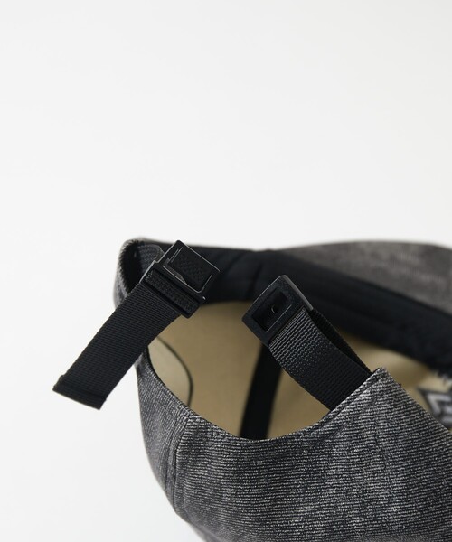 UMBRO（アンブロ）の「UMBRO/アンブロ SP LEATHERETTE Print Flat Visor 6Panel Cap/別注 レザレット プリント フラットバイザー 6パネルキャップ（キャップ・メンズ・ブルー/ブラック・ONE SIZE）」の3枚目の写真