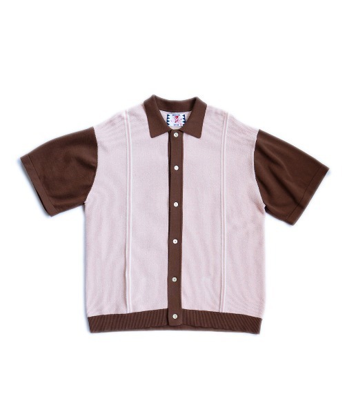 SON OF THE CHEESE（サノバチーズ）の「【SON OF THE CHEESE（サノバチーズ）】Ripley Knit（ニット/セーター・メンズ・ピンク/ブルー/イエロー・MEDIUM/LARGE/X-LARGE）」の2枚目の写真