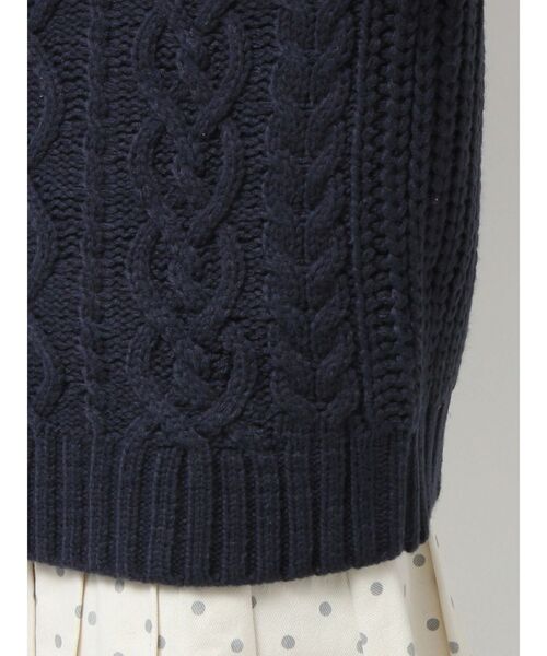 merry jenny（メリージェニー）の「bear yoke knit tops（ニット/セーター・レディース・アイボリー/レッド/ネイビー・FREE）」の12枚目の写真