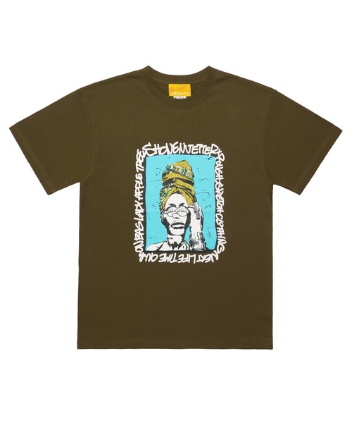 少年ジェッター(ショウネンジェッター)の「ABI WRIGHT SS TEE(Tシャツ/カットソー・メンズ・オリーブ/ナチュラル・XL/L/M)」の2枚目の写真