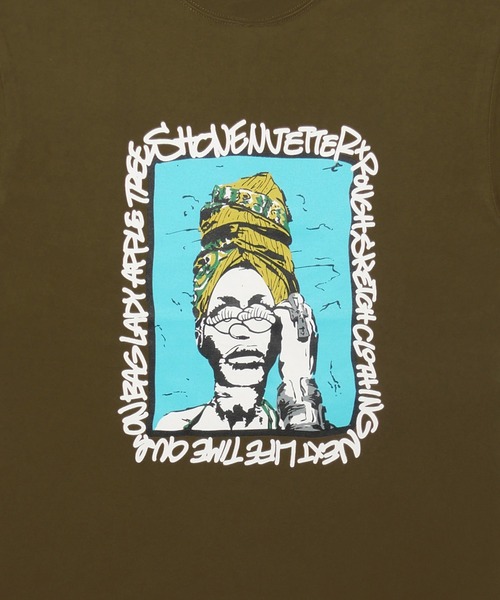 少年ジェッター(ショウネンジェッター)の「ABI WRIGHT SS TEE(Tシャツ/カットソー・メンズ・オリーブ/ナチュラル・XL/L/M)」の9枚目の写真
