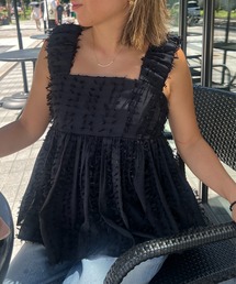 StyleSea（スタイルシー）の「フリンジレースビスチェ（Tシャツ/カットソー）」