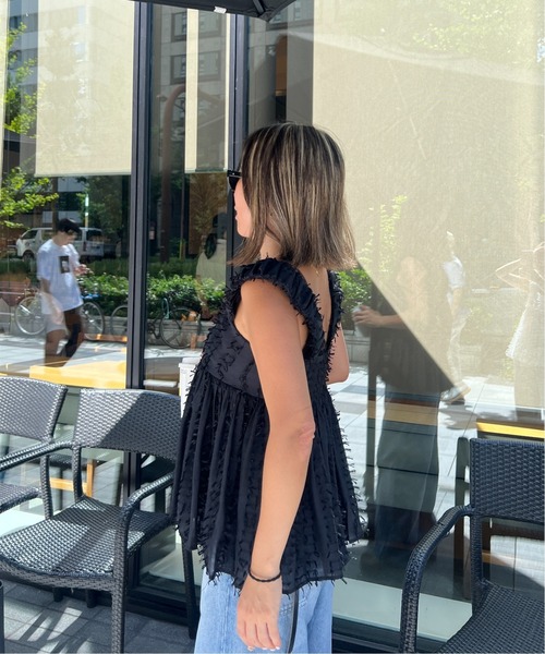 StyleSea（スタイルシー）の「フリンジレースビスチェ（Tシャツ/カットソー・レディース・ブラック/オフホワイト/ホワイト系その他・FREE）」の17枚目の写真