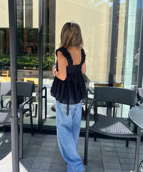 StyleSea（スタイルシー）の「フリンジレースビスチェ（Tシャツ/カットソー・レディース・ブラック/オフホワイト/ホワイト系その他・FREE）」の20枚目の写真