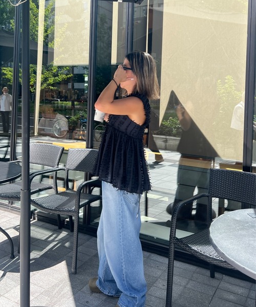 StyleSea（スタイルシー）の「フリンジレースビスチェ（Tシャツ/カットソー・レディース・ブラック/オフホワイト/ホワイト系その他・FREE）」の22枚目の写真