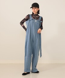 CAROLINA GLASER（カロリナ グレイサー）の「ロングリボン サロペット（サロペット/オーバーオール）」