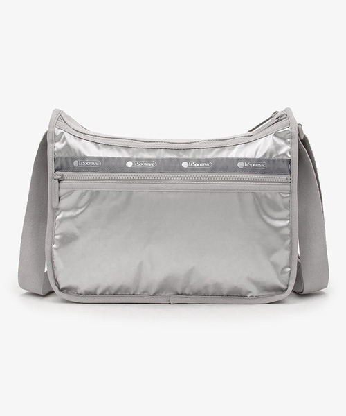 LeSportsac(レスポートサック)の「DELUXE EVERYDAY BAG フロストシルバーシャイン(ショルダーバッグ・レディース・シルバー・FREE)」の6枚目の写真