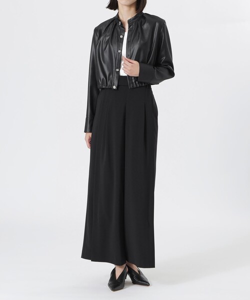 LOVELESS（ラブレス）の「スリットワイドパンツ（スラックス・レディース・ブルー系その他7/ベージュ系その他4/ブラック・36/34/38）」の15枚目の写真