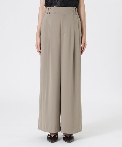 LOVELESS（ラブレス）の「スリットワイドパンツ（スラックス・レディース・ブルー系その他7/ベージュ系その他4/ブラック・36/34/38）」の20枚目の写真