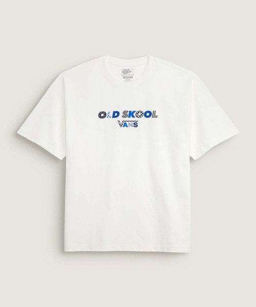 VANS(バンズ)の「OLD SKOOL Tシャツ(Tシャツ/カットソー・メンズ・オフホワイト・X-LARGE/SMALL/LARGE/MEDIUM)」の1枚目の写真