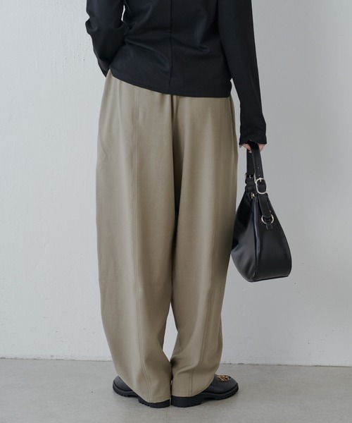 Lui's（ルイス）の「カーブイージーパンツ（その他パンツ・レディース・グレー/ブラック/ベージュ・38/36）」の5枚目の写真