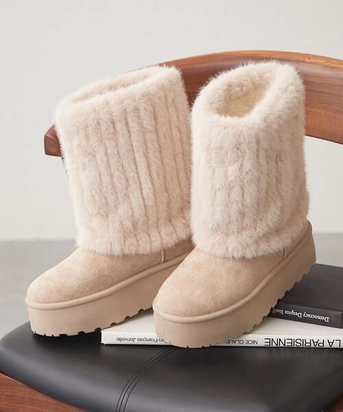 セール】フェイファーショートムートン（ブーツ）｜Remind me