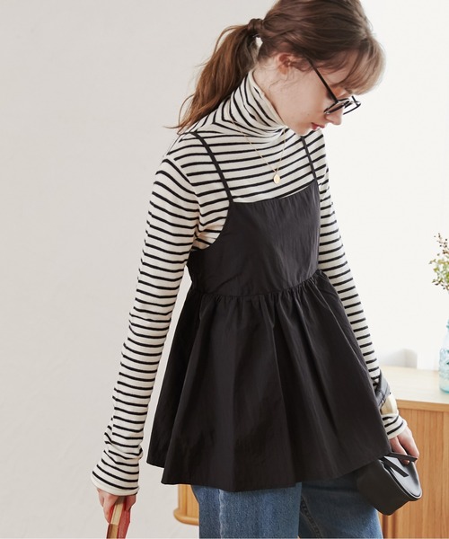 ANGIE（アンジー）の「タートルネックニット（ニット/セーター・レディース・ブルー・LARGE）」の17枚目の写真