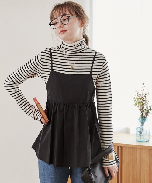 ANGIE（アンジー）の「タートルネックニット（ニット/セーター・レディース・ブルー・LARGE）」の18枚目の写真