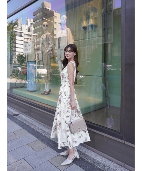 Noemie Floral Zip-Up Dress