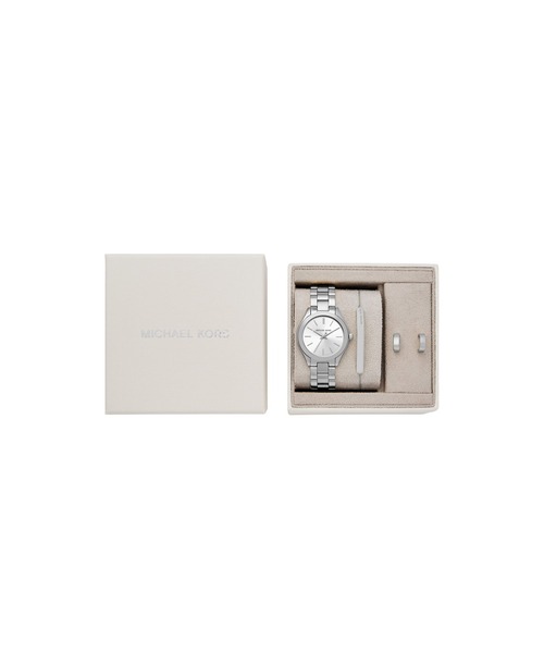 MICHAEL KORS(マイケルコース)の「マイケル・コース 腕時計 レディース アナログ ステンレス MK7563SET(アナログ腕時計・レディース・シルバー・FREE)」の5枚目の写真