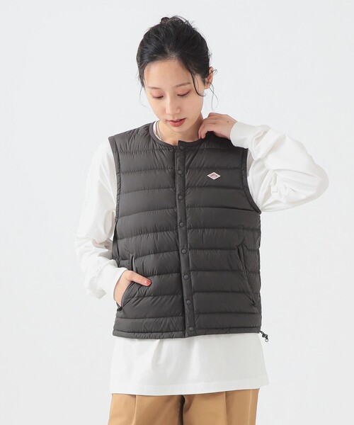 DANTON / インナーダウン クルーネック ベスト 25FW（XS～M