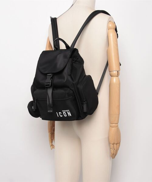 DSQUARED2(ディースクエアード)の「Be ICON Bags/0251(バックパック/リュック・レディース・ブラック・FREE)」の5枚目の写真