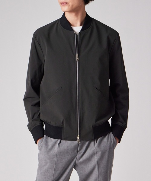 Paul Smith（ポールスミス）の「パフォーマンスストレッチ MA-1ブルゾン / 253171 275U（ブルゾン・メンズ・ブラック/ダークグレー・SMALL/MEDIUM/LARGE/X-LARGE）」の16枚目の写真