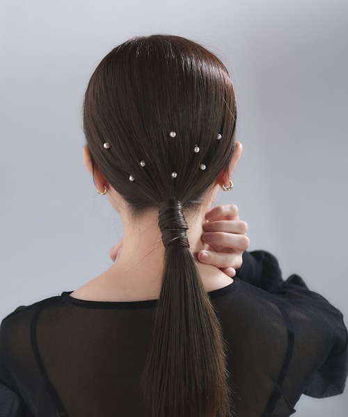 dee doo dah（ディドゥダ）の「【deedoodah】パールヘアピアスセット（ヘアピン・レディース・A/B・FREE）」の13枚目の写真