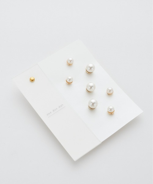 dee doo dah（ディドゥダ）の「【deedoodah】パールヘアピアスセット（ヘアピン・レディース・A/B・FREE）」の5枚目の写真