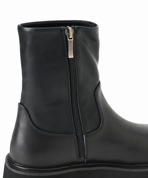 SLOBE IENA（スローブイエナ）の「SLOBE レザーブーツ（ブーツ・レディース・ブラック・23cm/23.5cm/24cm/24.5cm）」の4枚目の写真