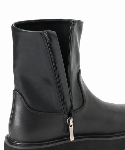 SLOBE IENA（スローブイエナ）の「SLOBE レザーブーツ（ブーツ・レディース・ブラック・23cm/23.5cm/24cm/24.5cm）」の3枚目の写真