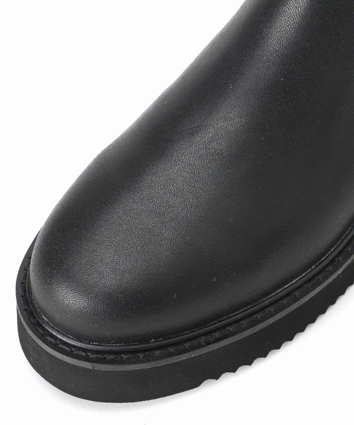 SLOBE IENA（スローブイエナ）の「SLOBE レザーブーツ（ブーツ・レディース・ブラック・23cm/23.5cm/24cm/24.5cm）」の2枚目の写真