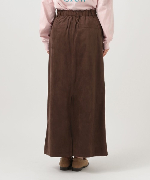 BAYFLOW(ベイフロー)の「スウェードナロースカート(スカート・レディース・ダークブラウン/キャメル・SMALL/MEDIUM)」の11枚目の写真