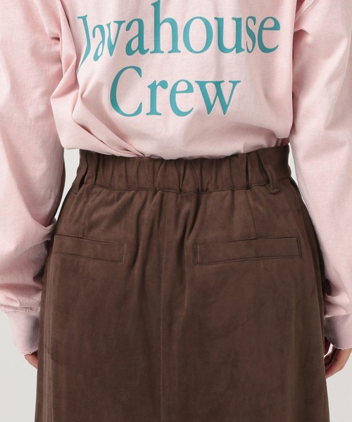 BAYFLOW(ベイフロー)の「スウェードナロースカート(スカート・レディース・ダークブラウン/キャメル・SMALL/MEDIUM)」の19枚目の写真