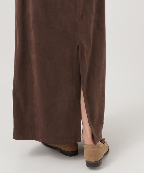 BAYFLOW(ベイフロー)の「スウェードナロースカート(スカート・レディース・ダークブラウン/キャメル・SMALL/MEDIUM)」の20枚目の写真