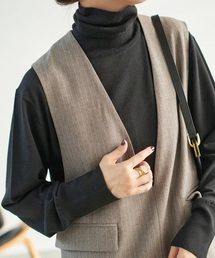 極美品☆スピックアンドスパン　24AW 18Gタートルネックプルオーバー 紺色 ≪追加≫18Gタートルネック プルオーバー | スピック＆スパン(Spick