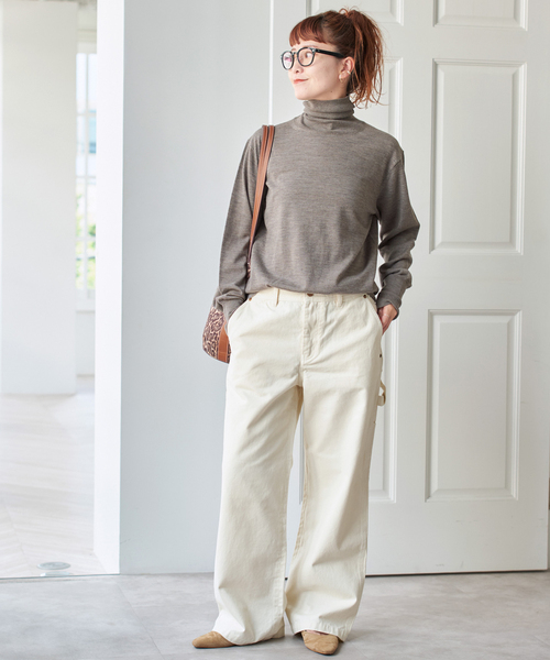 セール】《手洗い可 / 追加》18Gタートルネックプルオーバー（ニット