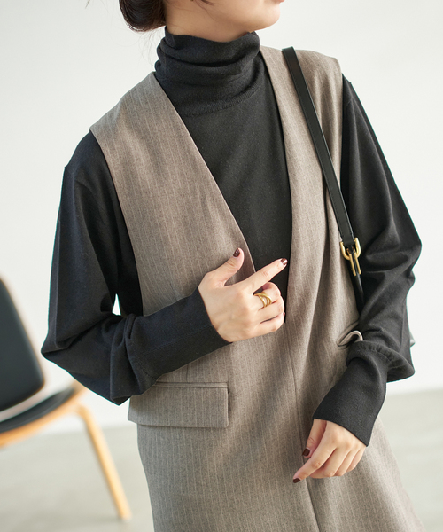 手洗い可 / 追加》18Gタートルネックプルオーバー（ニット/セーター