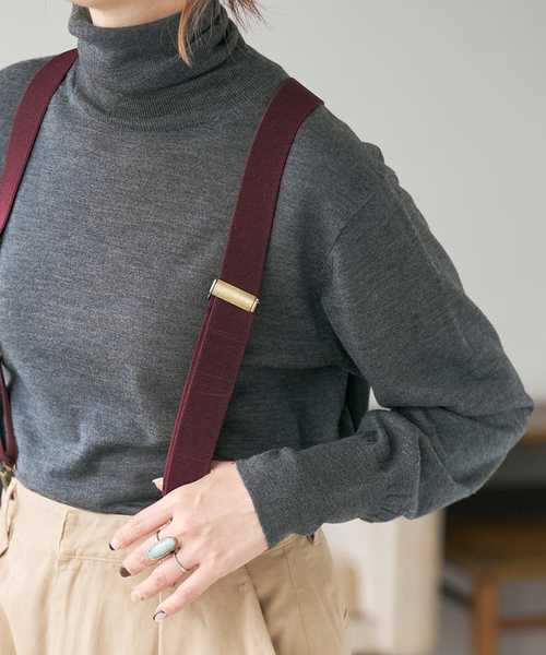 手洗い可 / 追加》18Gタートルネックプルオーバー（ニット/セーター