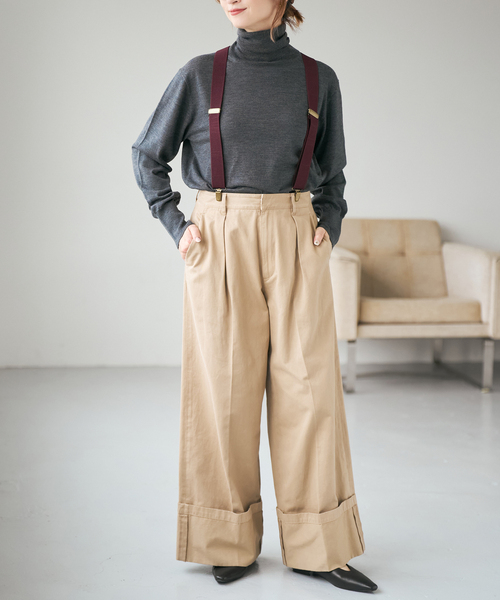 Spick & Span(スピックアンドスパン)の「《手洗い可 / 追加》18Gタートルネックプルオーバー(ニット/セーター・レディース・チャコールグレー/ブラック/レッド/ベージュ・FREE)」の19枚目の写真